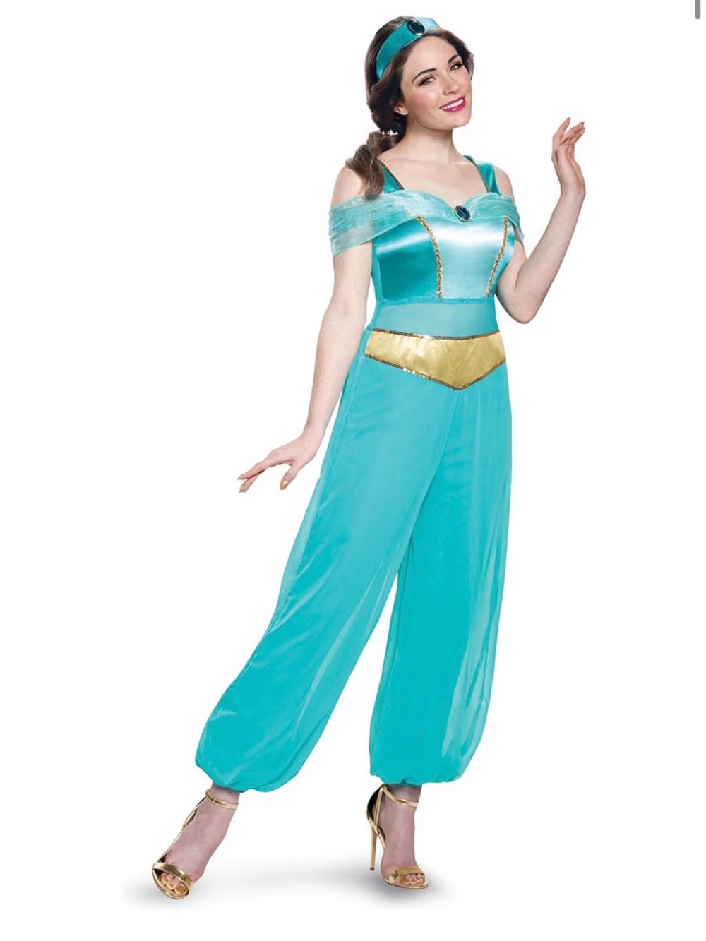 Disney Jasmine Jumpsuit with Gold Headband
